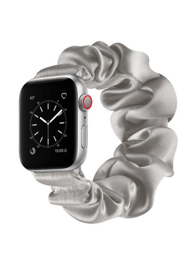 Perfii Flexi Elastic Solo Loop Band For Apple Watch Series 6/SE/5/4/3/2/1 Grey - Image 1