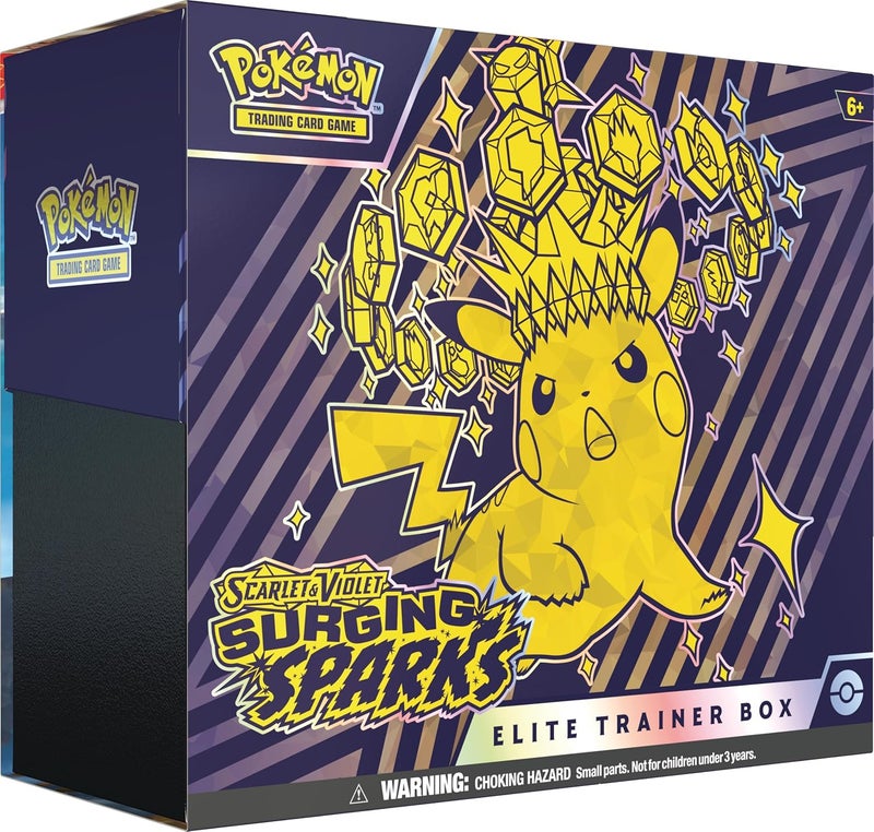 Pokemon Pokémon Scarlet & Violet SV08 Surging Sparks Elite Trainer Box Trading Card Game - Image 2