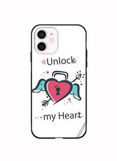 Protective Case Cover For Apple iPhone 11 Unlock My Heart Design Multicolour