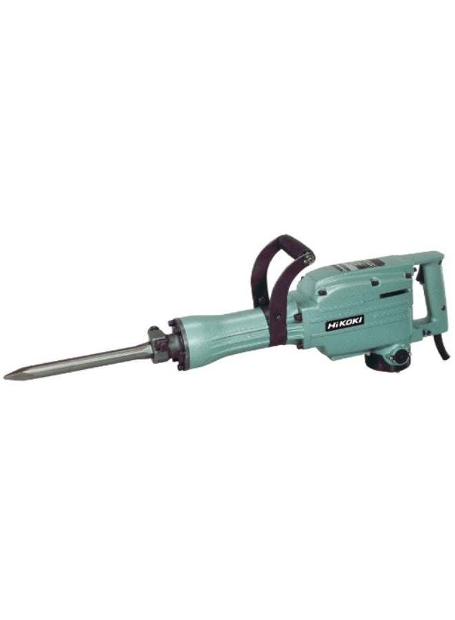 Hikoki PH65AE7Z Demolition Hammer, HEX 30mm, 1240W Heavy Duty Oil-Type Concrete Breaker, 15kg, 39.5 Joules Impact Energy – Professional Industrial Grade