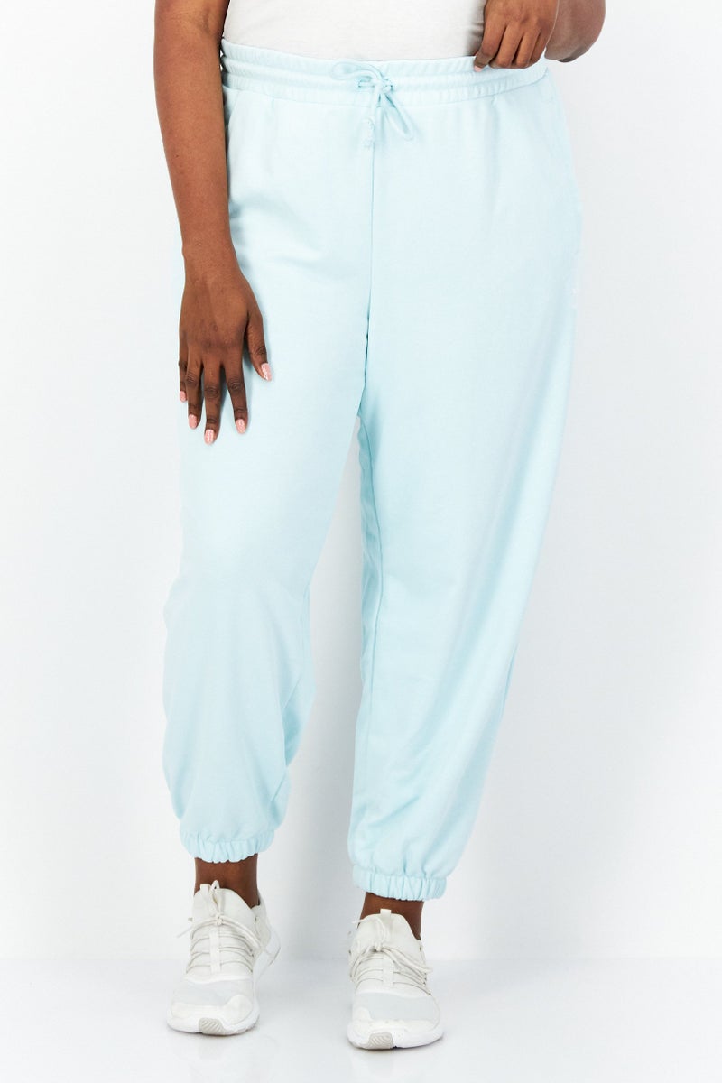 adidas Originals Women Plus Size Training Sweatpants, Mint Blue  - Image 1