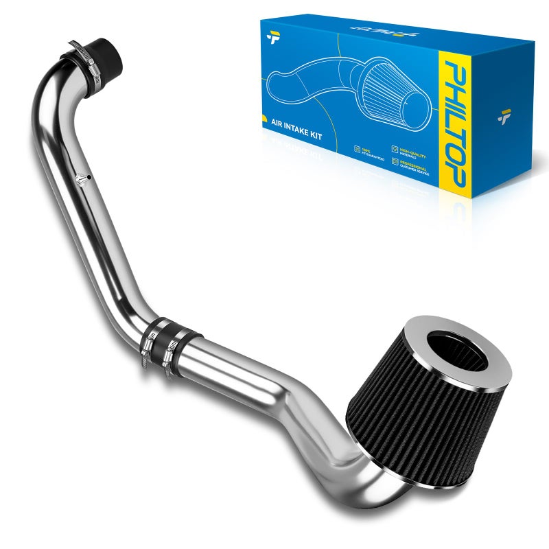 نظام كيت سحب الهواء البارد PHILTOP 275 متوافق مع هوندا سيفيك 1996 1997 1998 1999 2000 L4 16L عالي الأداء باللون الأسود