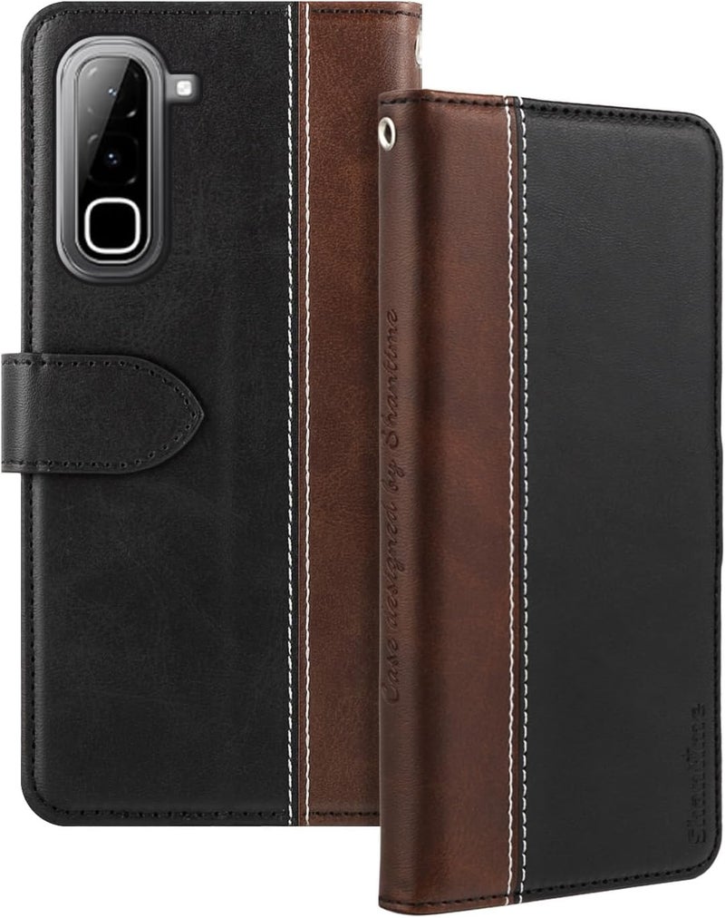 Transit damage prevent build Leather Flip Case Compatible with Infinix Hot 70 Pro 5G Case with Card Holder RFID Blocking Magnetic Kickstand Slim Fit Business Protective Cover(Black) Market mainstream color picks Integrated local logistics Global simple assemble options Ergonomic build Flexible purchase choices Diverse requirement fit Personal & public compatible Tiered cost purchase alternatives Narrow & wide space compatible Gulf standard sizing alternatives Reinforced edge KSA market compliant quality Multi-budget available picks Upgraded general grade quality Flexible anti-break Economical upgraded quality Wear resistant All budget friendly options Trendy natural assorted colors Multi-demand compliant quality Demand-based stock planning Global standard processed material Regional distribution available Trendy economical quality - Image 1