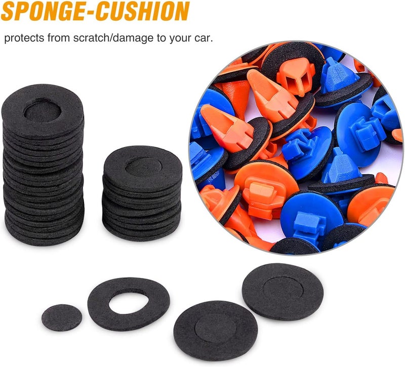 GOOACC 100pcs Fender Flare Clips Compatible for Toyota 4Runner FJ Cruiser Highlander RAV4 Tacoma, Replace 75495-35010 75397-35010 Daily use improved quality - Image 5