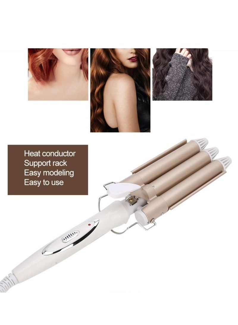 3-barrel Hair Curler Hair Curling Stick Curling Iron Wand Hairdressing Perm Styling Tool - Image 3