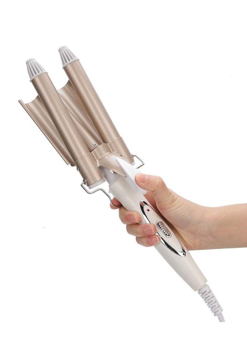 3-barrel Hair Curler Hair Curling Stick Curling Iron Wand Hairdressing Perm Styling Tool - Image 5