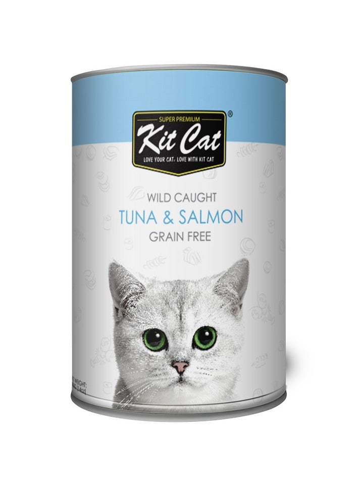 كيت كات تونة وسلمون برية 400 جرام × 5 قطع - Image 2