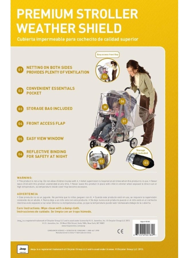 Jeep Premium Stroller Weather Shield - Image 5