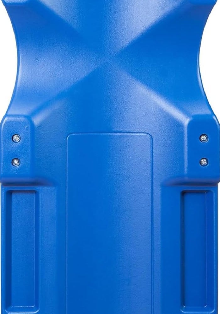 BIG RED ATRP6240UR Blow Molded Plastic Rolling Garage/Shop Creeper - 40" Mechanic Cart with Padded Headrest and 6 Casters, Blue - Image 3