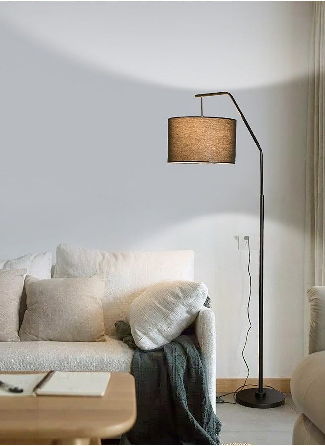 joyzzz مصباح أرضي LED قابل للسحب بعمود حديدي، ضوء قراءة LED لحماية العين للغرفة المعيشة، غرفة النوم، جانب السرير، المكتب، الدراسة  - Image 2
