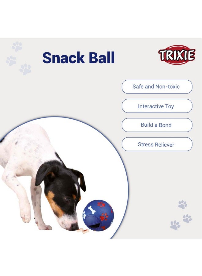تريكسي لعبة كرة الوجبات الخفيفة التفاعلية للكلاب، 14 حجرة للمكافآت، صعوبة قابلة للتعديل - إشراك، ترفيه، تخفيف الملل، قطر 14 سم، قد يختلف اللون - Image 4