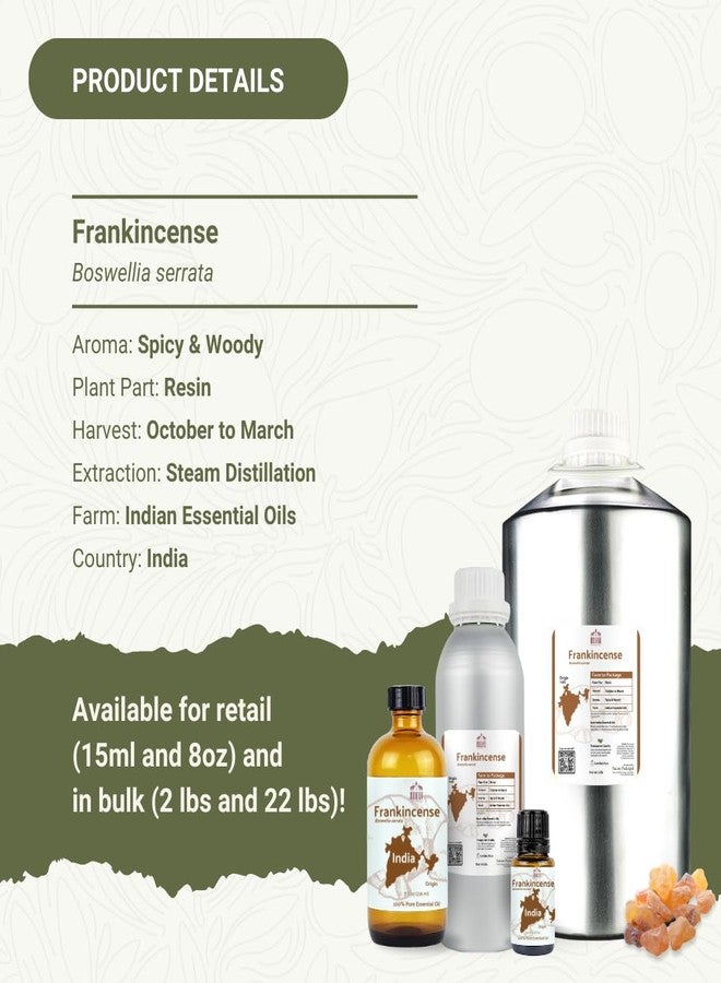 Nature Packaged Frankincense Essential Oil - Direct from Madhya Pradesh, India - Pure Essential Oil for Diffusers and Aromatherapy | 100% Pure Therapeutic Grade Natural Aceite de Incienso - 8oz - Image 5