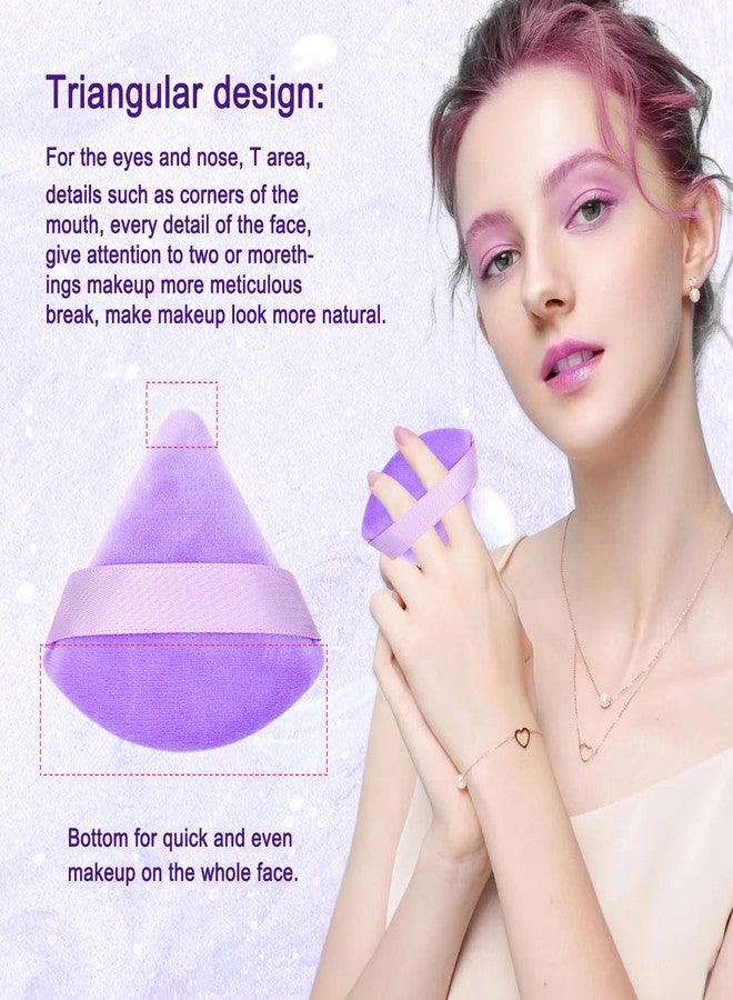 Scartink 6+6 Professional Makeup Sponge Set,2.76 inch Portable Soft Setting Face Puffs Latex Free,Multicolor Makeup Blending Sponge Cosmetic Applicator for Loose Powder,Liquid,Facial Makeup Tools - Image 5