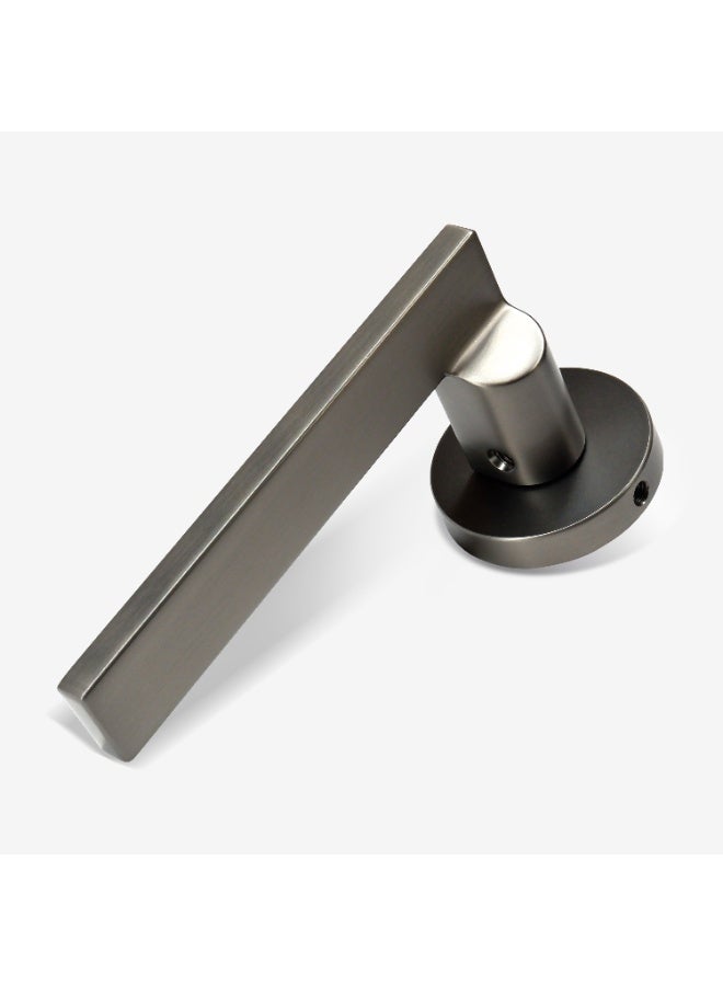 CINCINNO Sara Premium Anti-Rust Zinc Door Handle Set – Durable & Stylish for Home & Office, UV Protection, 2-Year Color & 5-Year Mechanical Warranty, Salt Spray Tested (Gun Metal Grey)  - Image 2