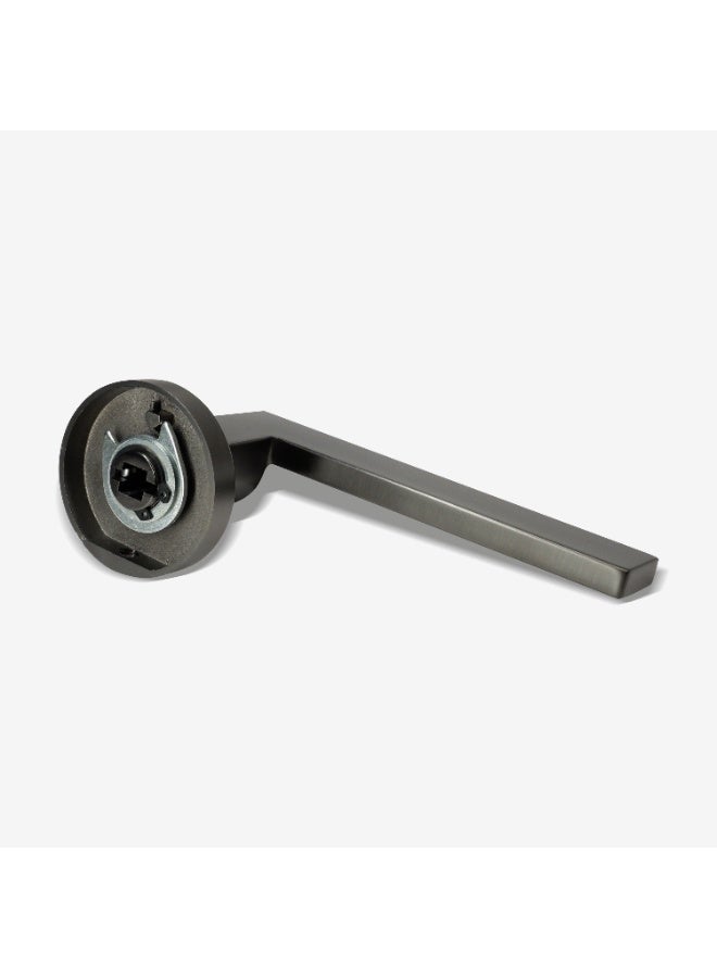 CINCINNO Sara Premium Anti-Rust Zinc Door Handle Set – Durable & Stylish for Home & Office, UV Protection, 2-Year Color & 5-Year Mechanical Warranty, Salt Spray Tested (Gun Metal Grey)  - Image 3