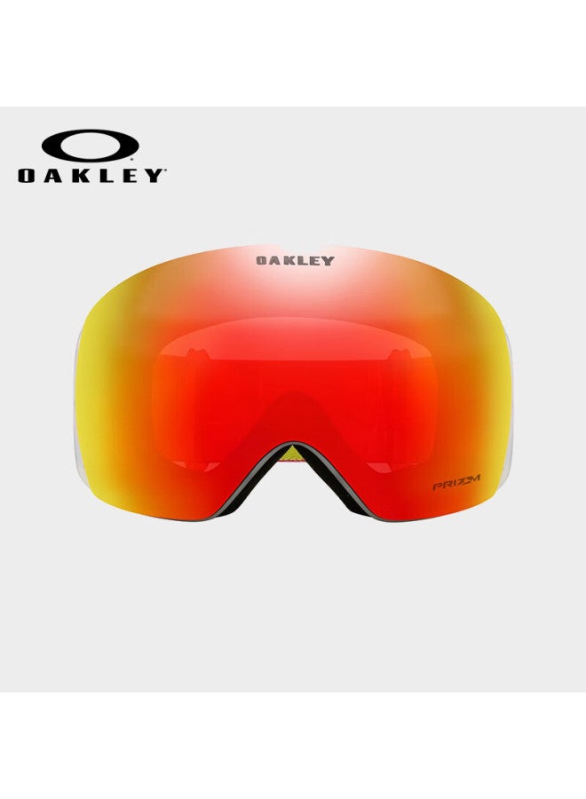 OAKLEY Oakley Ski Goggles, Spectrum Smart Lenses, Outdoor Double-layer Anti-fog Wide-view Cylindrical Snow Goggles, Protective Eyewear, 0oo7050-e2 - Image 1