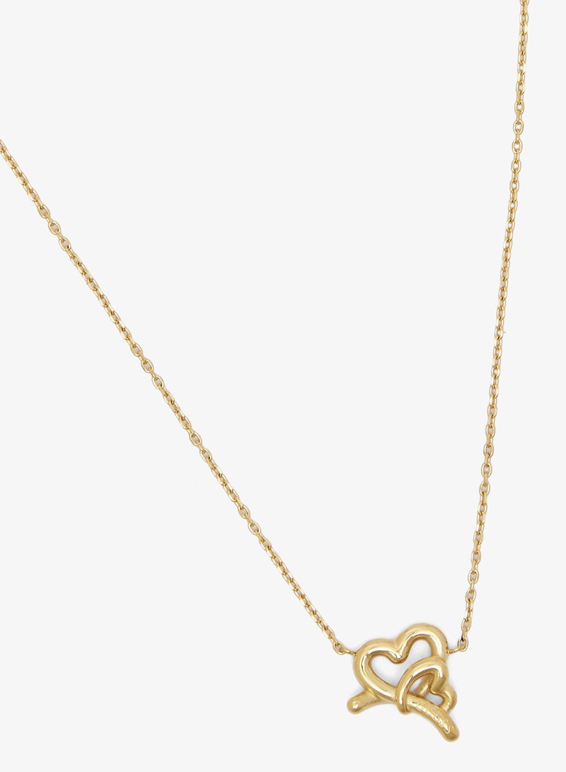 GUESS Embraced Hearts Chain Necklace - Image 2