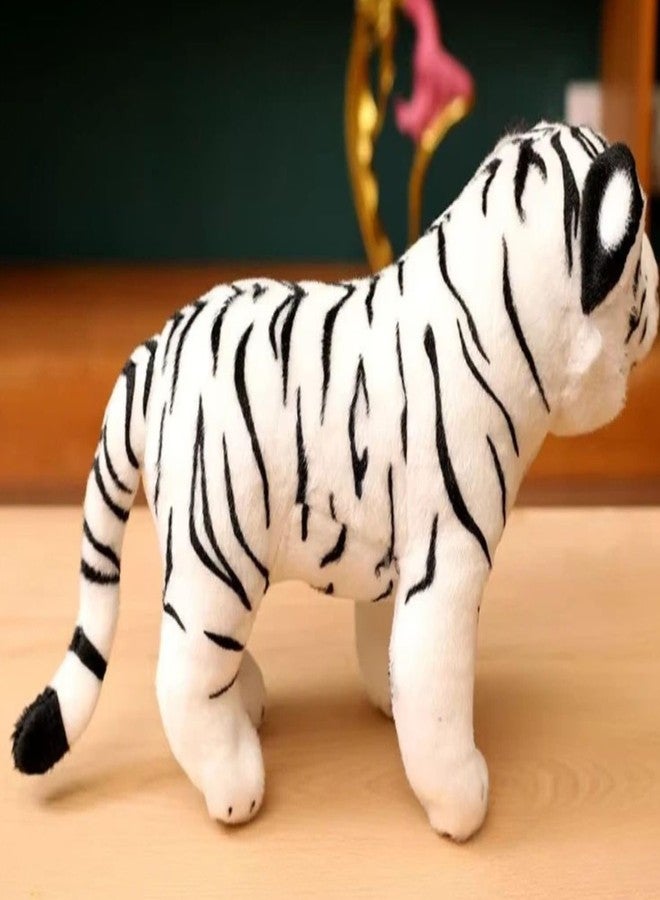 Tickles Standing Siberian White Tiger Soft Stuffed Plush Animal Toy for Kids Boys & Girls Birthday Gift (Color: White Size: 40 cm) - Image 4