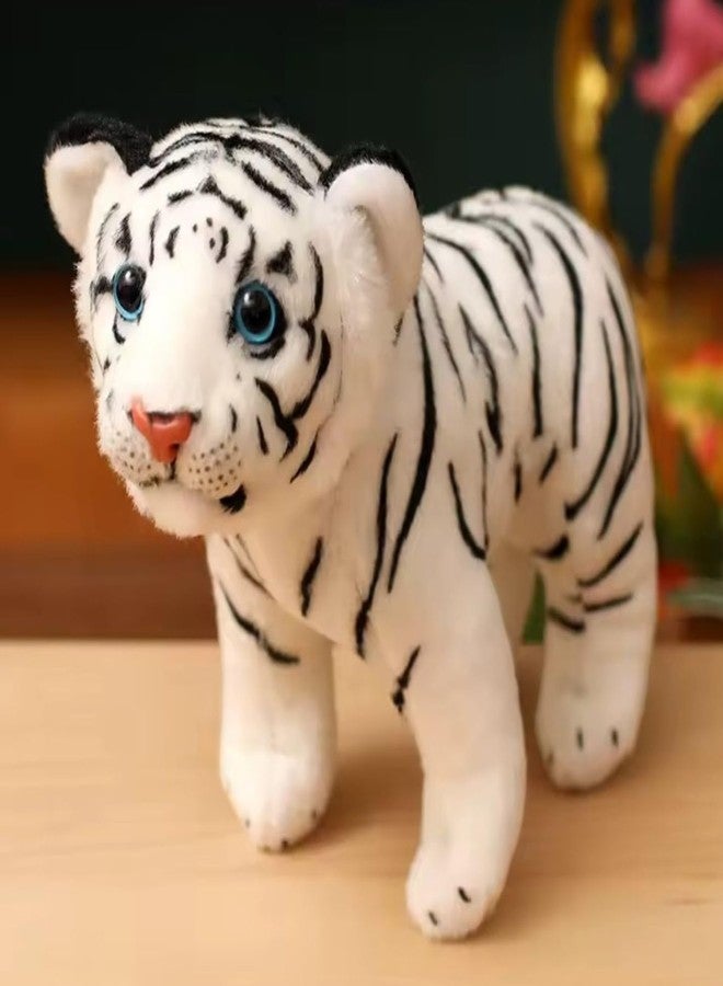 Tickles Standing Siberian White Tiger Soft Stuffed Plush Animal Toy for Kids Boys & Girls Birthday Gift (Color: White Size: 40 cm) - Image 1