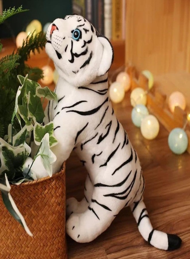 Tickles Standing Siberian White Tiger Soft Stuffed Plush Animal Toy for Kids Boys & Girls Birthday Gift (Color: White Size: 40 cm) - Image 3