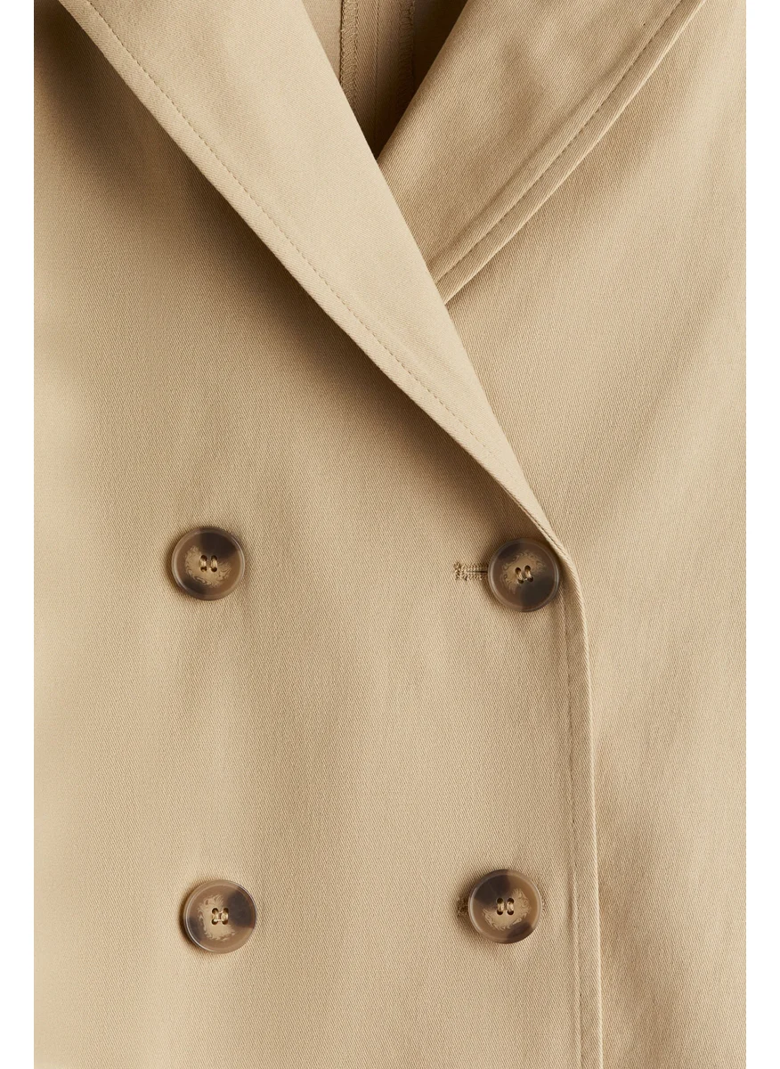 اتش اند ام Short Trench Coat