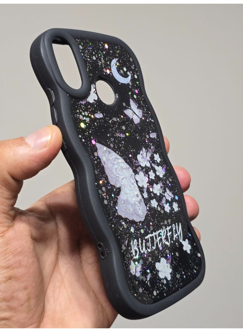 Butterfly Print Back Cover Compatible With Phone Huwaei Y9 2019 - Image 2