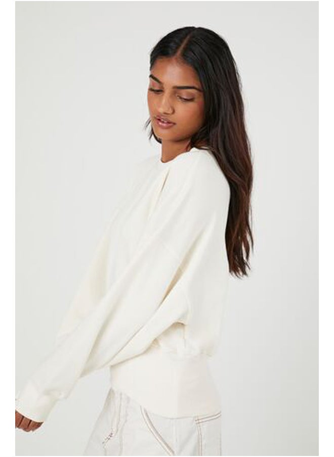FOREVER 21 French Terry Drop-Sleeve Pullover  - Image 3