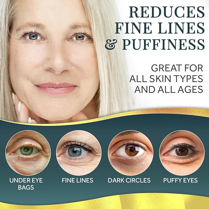 Matykos 24K Gold Under Eye and Forehead Patches 26 PCS Collagen and Hyaluronic Acid Pads that Helps Reducing Under Eye Puffiness Wrinkles and Dark Circles NO Artificial Fragrance or Alcohol - Image 4
