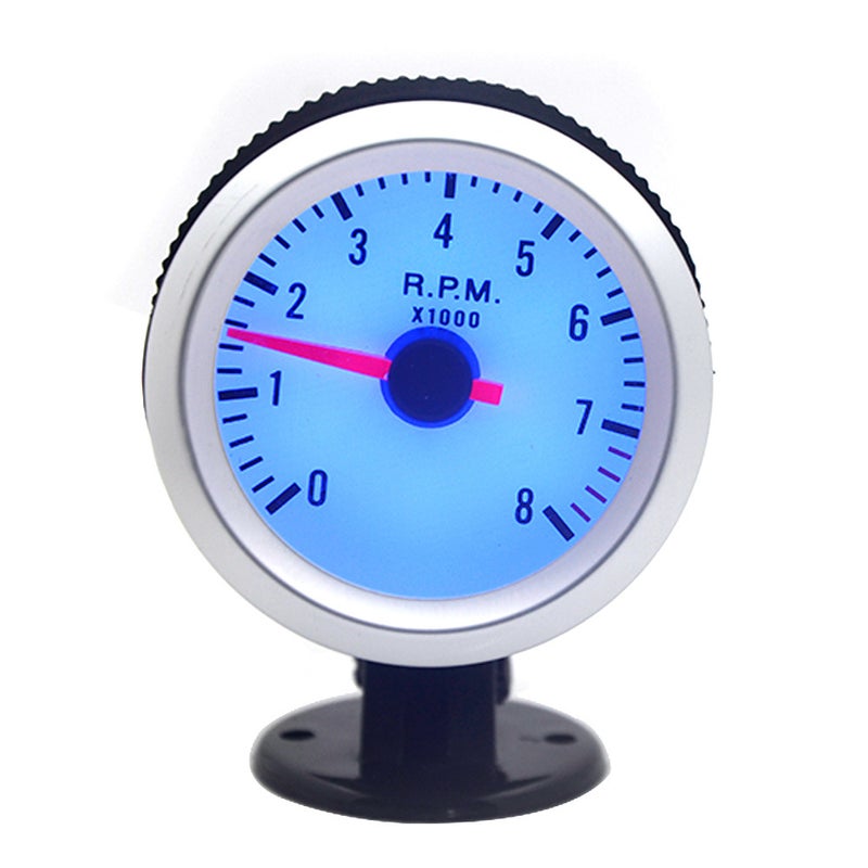 Digital Tachometer Gauge: 52mm LED Display - Premium ABS Material Adjustable Bracket for 12V 1-8 Cylinder Engine Vehicles - Image 4