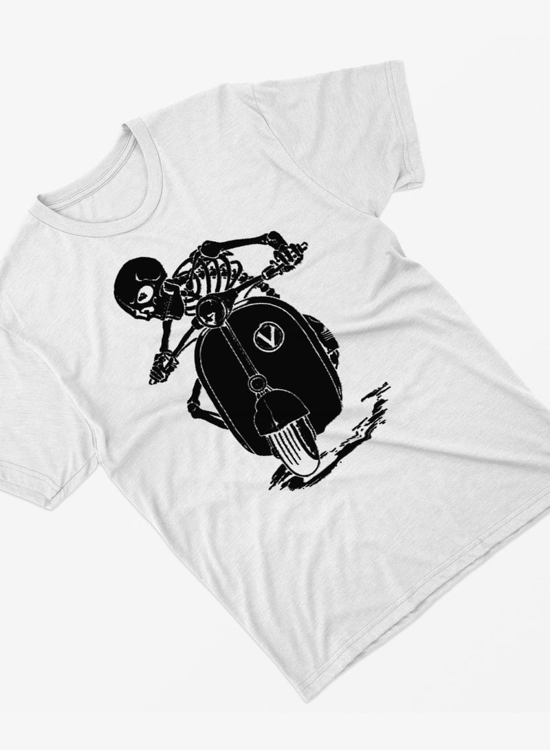 Fashion World Cotton T-shirt Printed with High-quality Skull - Image 2