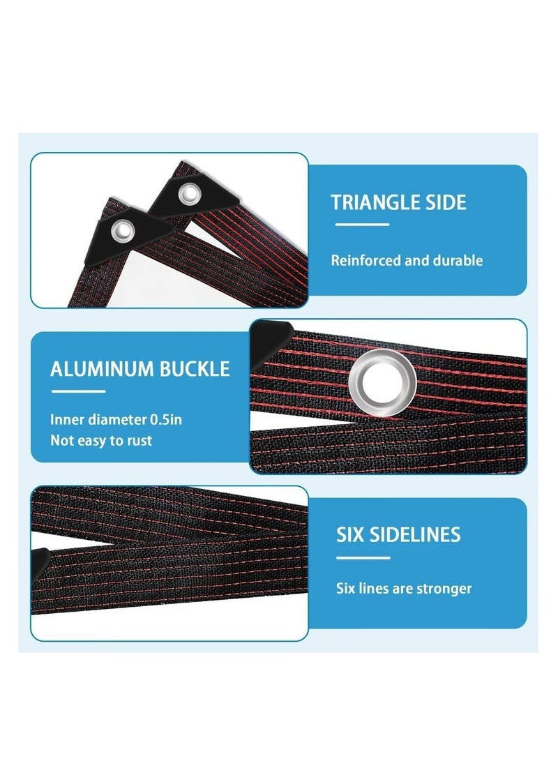 Clear Tarps with Grommets 6x8ft, Heavy Duty Waterproof Tarp Cover, Transparent PVC Vinyl Tarpaulin for Outdoor, Plant, Garden, Chicken Coop, Patio - Image 3