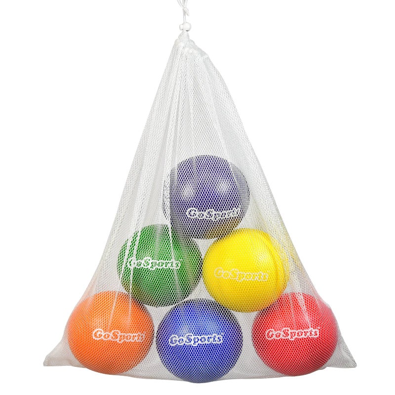 GoSports 6 Inch Soft Skin Foam Playground Dodgeballs - 6 Pack Set for Kids - Multicolor - Image 3