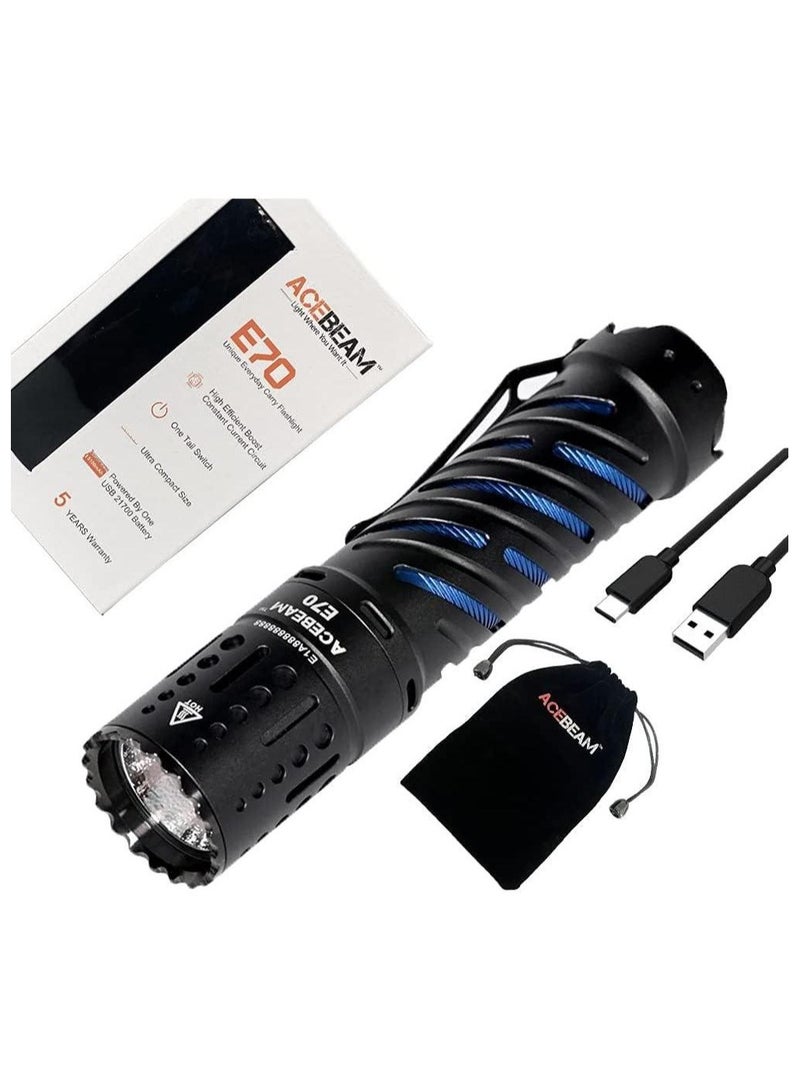 Acebeam E70-AL 4900 Lumens EDC Flashlight - Image 2