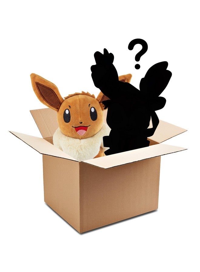 Jazwares Pokemon 8" Eevee Evolution Plush Mystery Blind Box 2-Pack - Receive 1 Eevee & 1 Assorted Random Evolution Figure Toy - Officially Licensed - Gift for Kids, Boys, Girls - 2+  - Image 2