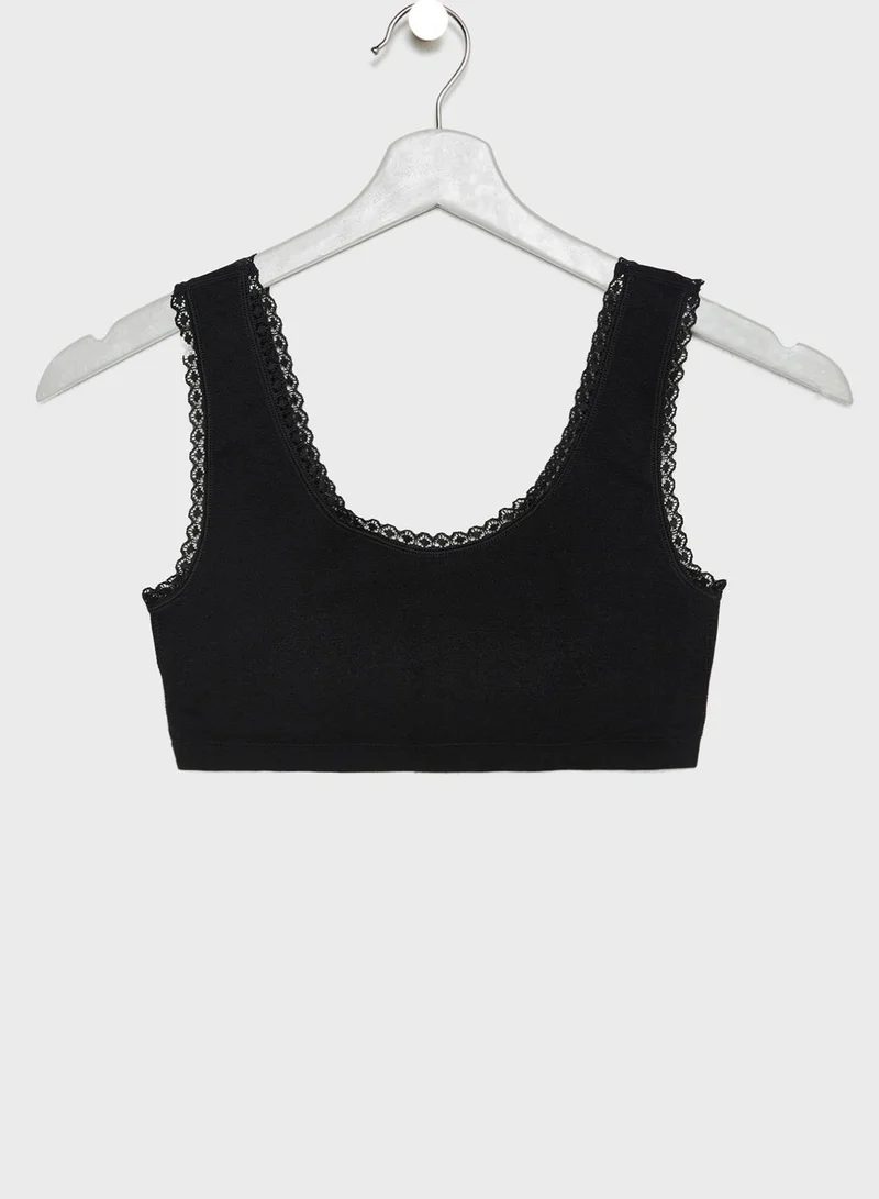 FOREVER 21 Geo-Trim Seamless Bralette