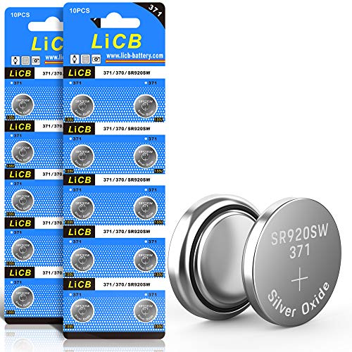 LiCB 20 Pack SR920SW 371 370 AG6 Battery 1.5V Button Cell Watch Batteries - Image 1