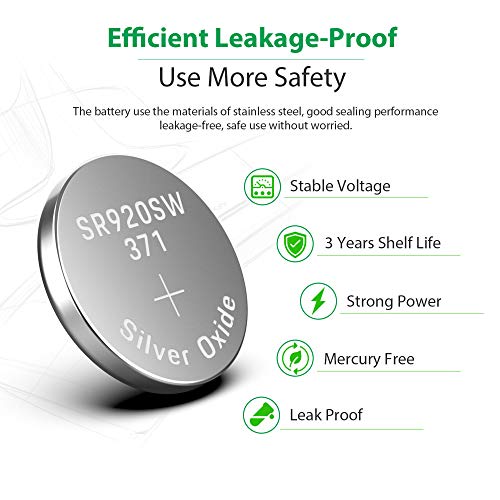 LiCB 20 Pack SR920SW 371 370 AG6 Battery 1.5V Button Cell Watch Batteries - Image 5