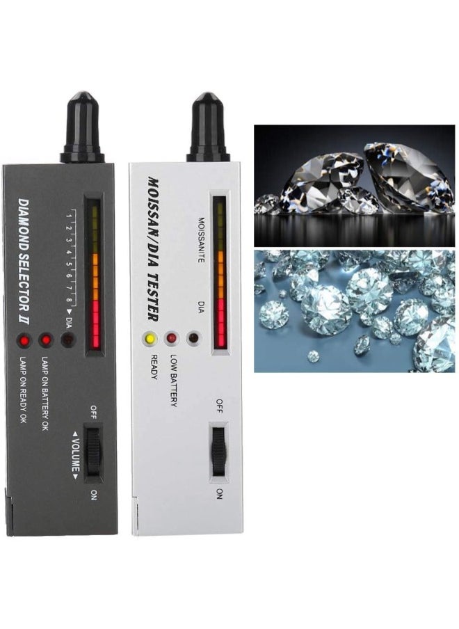 klarako - Jewelry Diamond Tester Selector,Moissanites Detector Pen,High Accuracy, Portable Diamond Tester, Professional Moissan LED Indicator Tester for Gemstone Novice and Expert Testing selector - Image 1