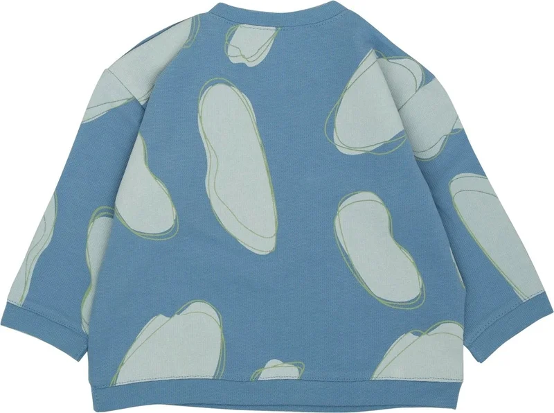 جرموري Snap-Shoulder Cloud Printed Sweatshirt