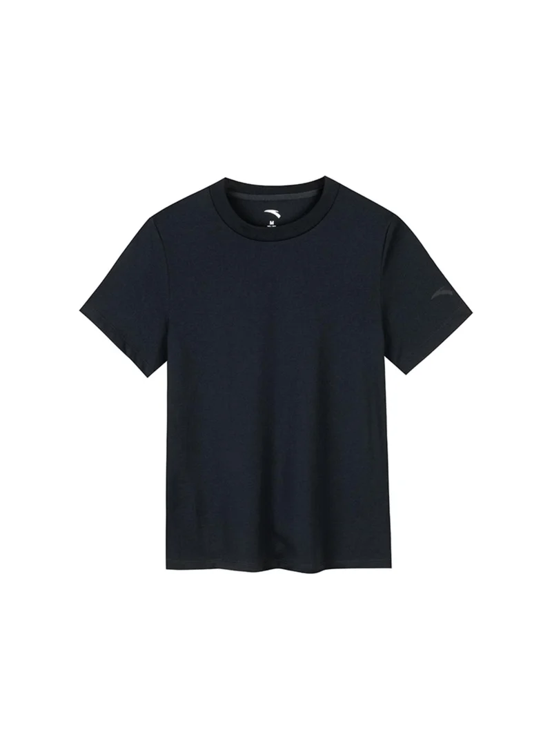 ANTA SPORTS RETRO Short T-Shirt Black