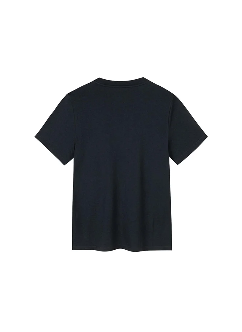 ANTA SPORTS RETRO Short T-Shirt Black