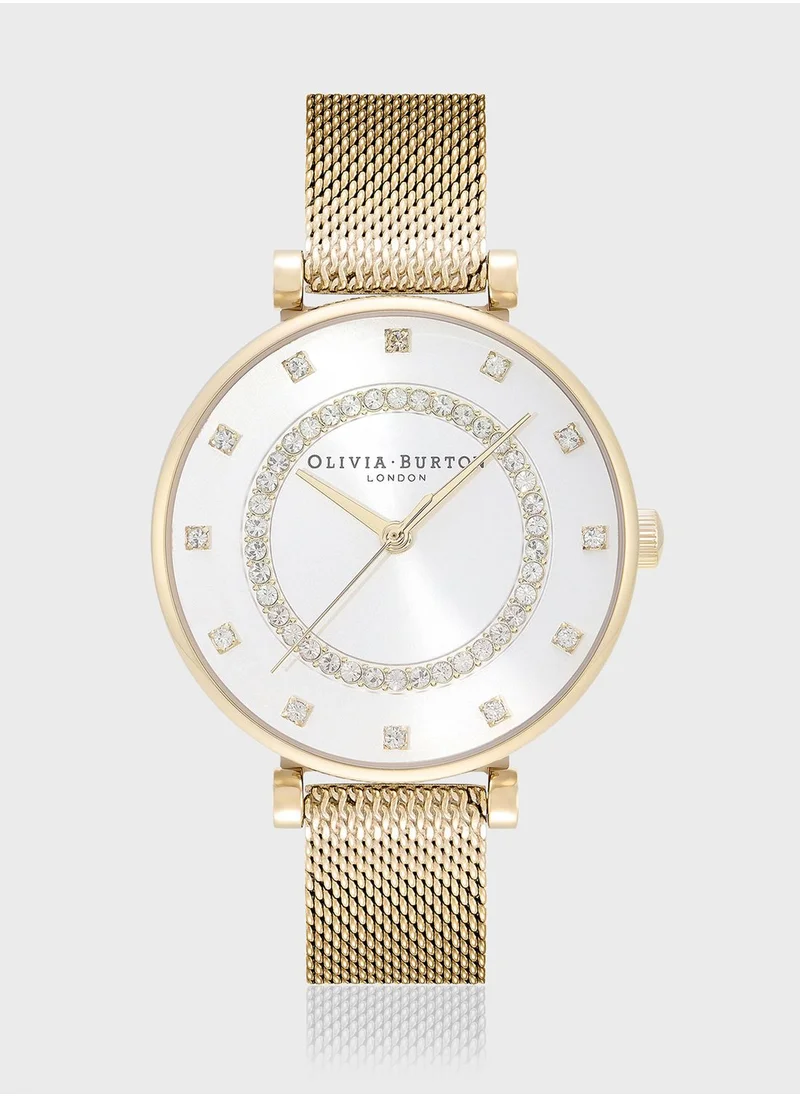 OLIVIA BURTON Belgrave Mesh Strap Analog Watch