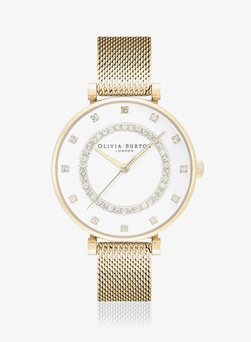 Olivia Burton Belgrave Mesh Strap Analog Watch