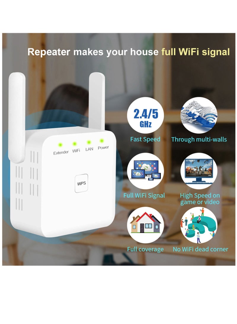 WiFi Range Extender Repeater Wireless Amplifier Router Signal Booster