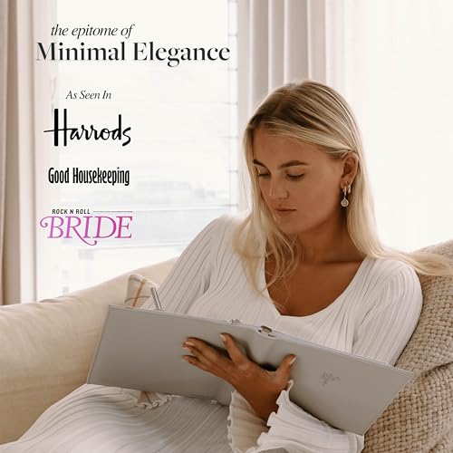 Scribble & Dot Award Winning Elegant Wedding Planner Binder and Organizer for the Bride | Tissue Wrapped | Cushioned Cover | Engagement Gift | This Elegantly Designed US Planner Allows you to Plan Every Detail (Soft Grey) - Image 3