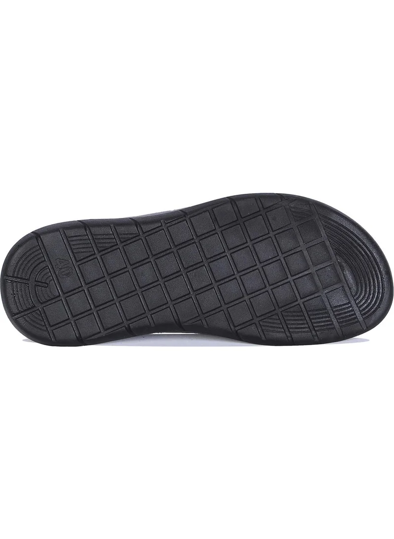 Gezer 15071 Black Velcro Daily Summer Men's Slippers