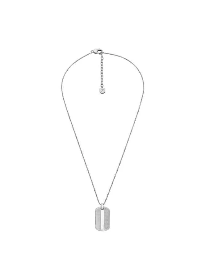 FOSSIL Jf04882040 Dog Tag Necklace