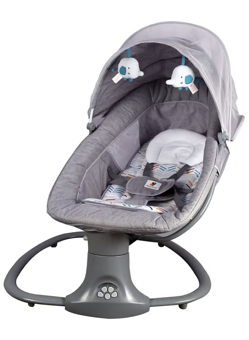 3-in-1 Deluxe Baby Bassinet - Multi-Functional Rocker Sleeper with Music, Vibration, Mosquito Net, Toy Bar - Image 1
