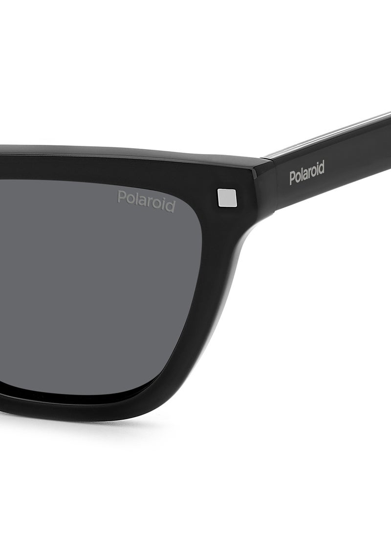 Polaroid Women's Polarized Rectangular Sunglasses - Pld 4157/S/X Black Millimeter - Lens Size: 55 Mm  - Image 5