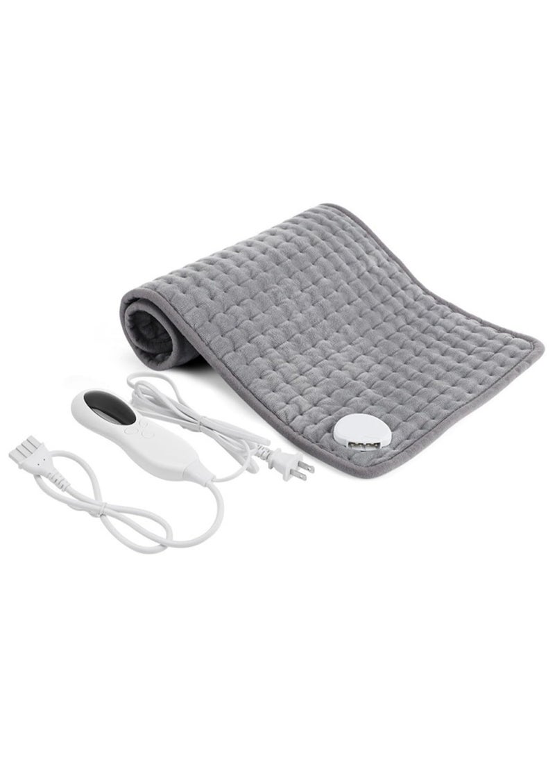 Arabest وسادة تدفئة لتخفيف آلام الظهر، وسادات تدفئة كهربائية مع 10 إعدادات حرارة، 3 إيقاف تلقائي، وحدة تحكم LED، وسادة تدفئة ناعمة للكتف، الرقبة، تقلصات الدورة الشهرية، قابلة للغسل في الغسالة (40 * 76 سم) - Image 1